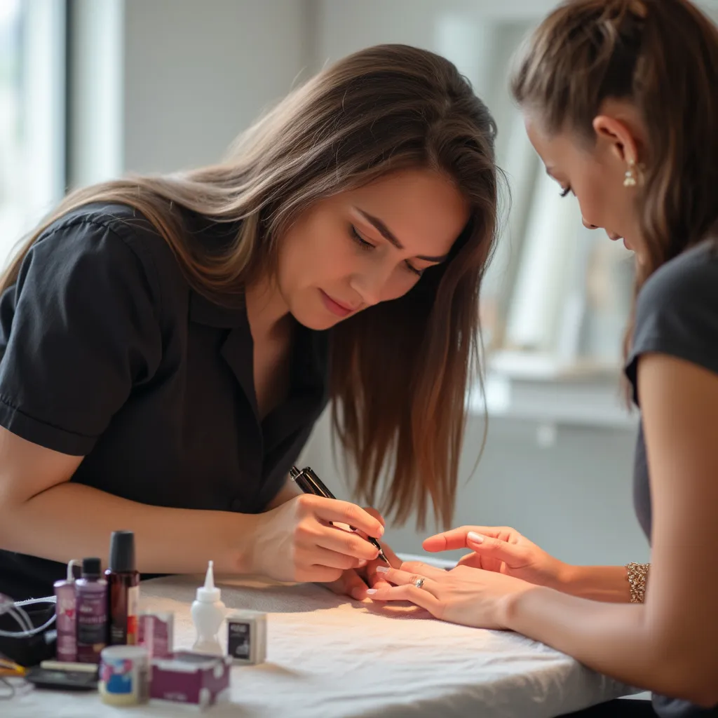 Instructora de Manicura